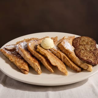 French Toast & Meat