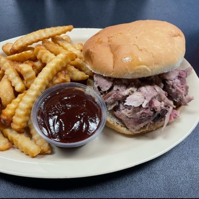 Pulled Pork Sandwich.
