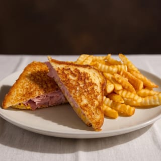 Grilled Ham & Cheese Sandwich