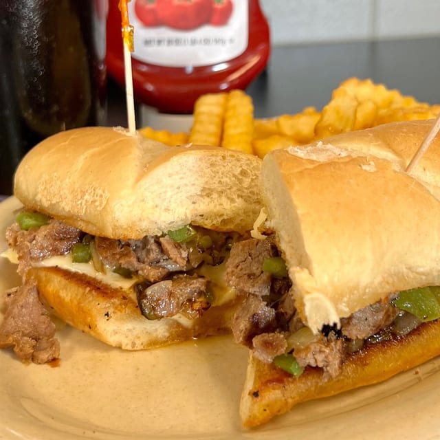 Philly Steak Sandwich.